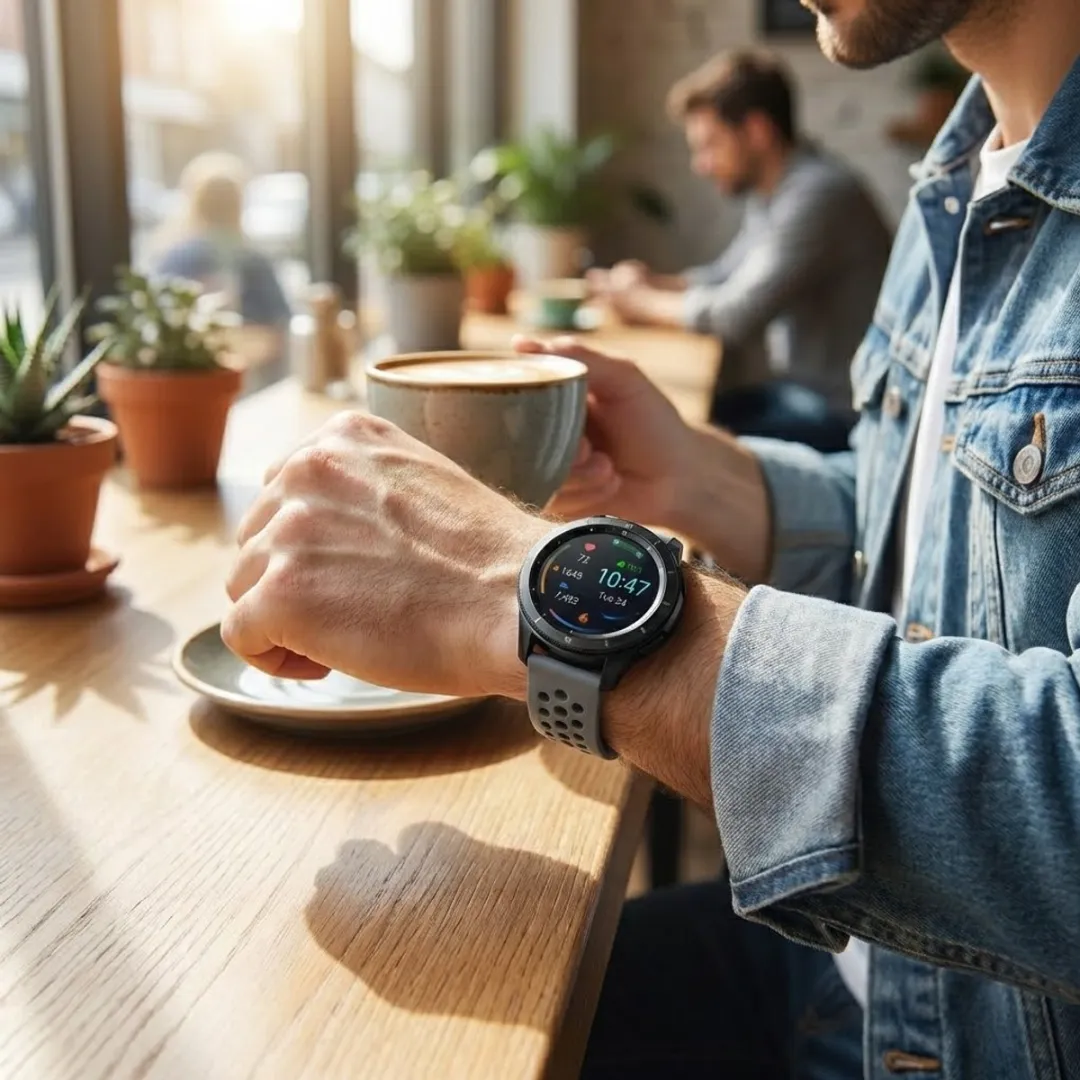 NUVEX Spacegrijs Horlogebandje 20mm - Samsung Galaxy Watch