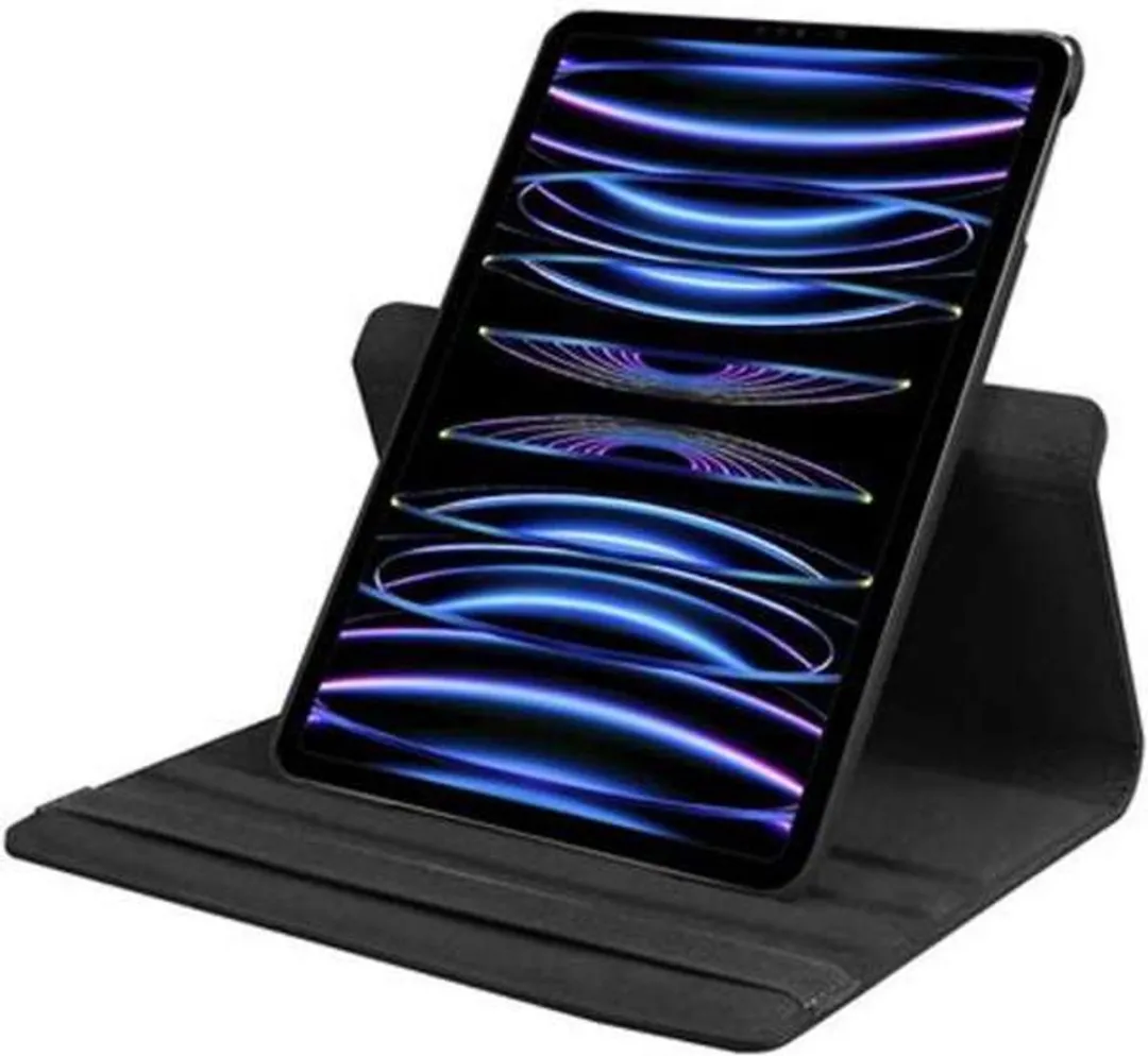 Just in Case Rotating 360 Kunstleer Hoes iPad Pro 11 - 7827654 - Zwart