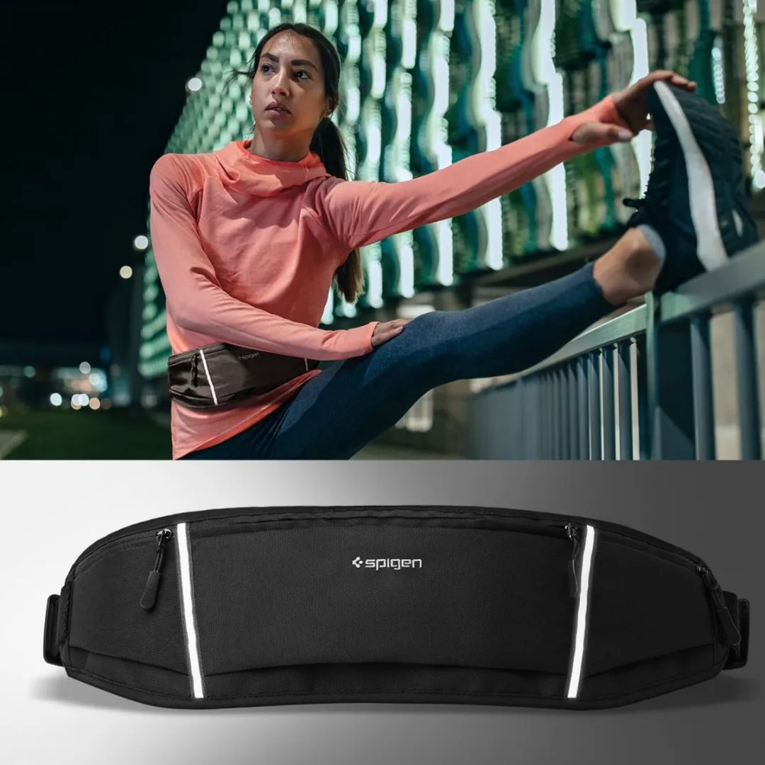 Spigen A710 Dynamic Shield Hoes - Zwart - afbeelding 4 van 6