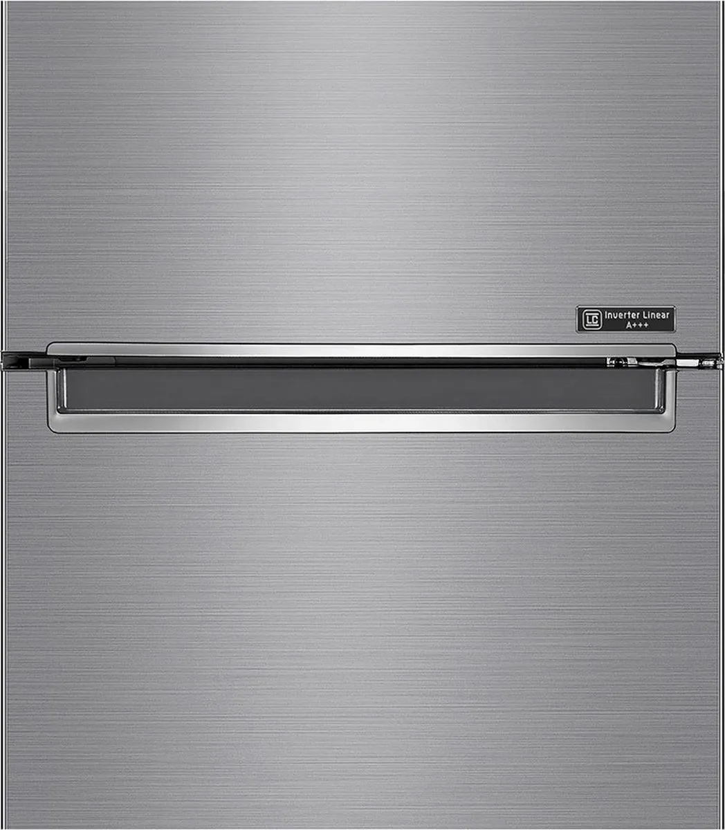 LG GBB61PZGFN Koel-vriescombinatie - 374L - RVS