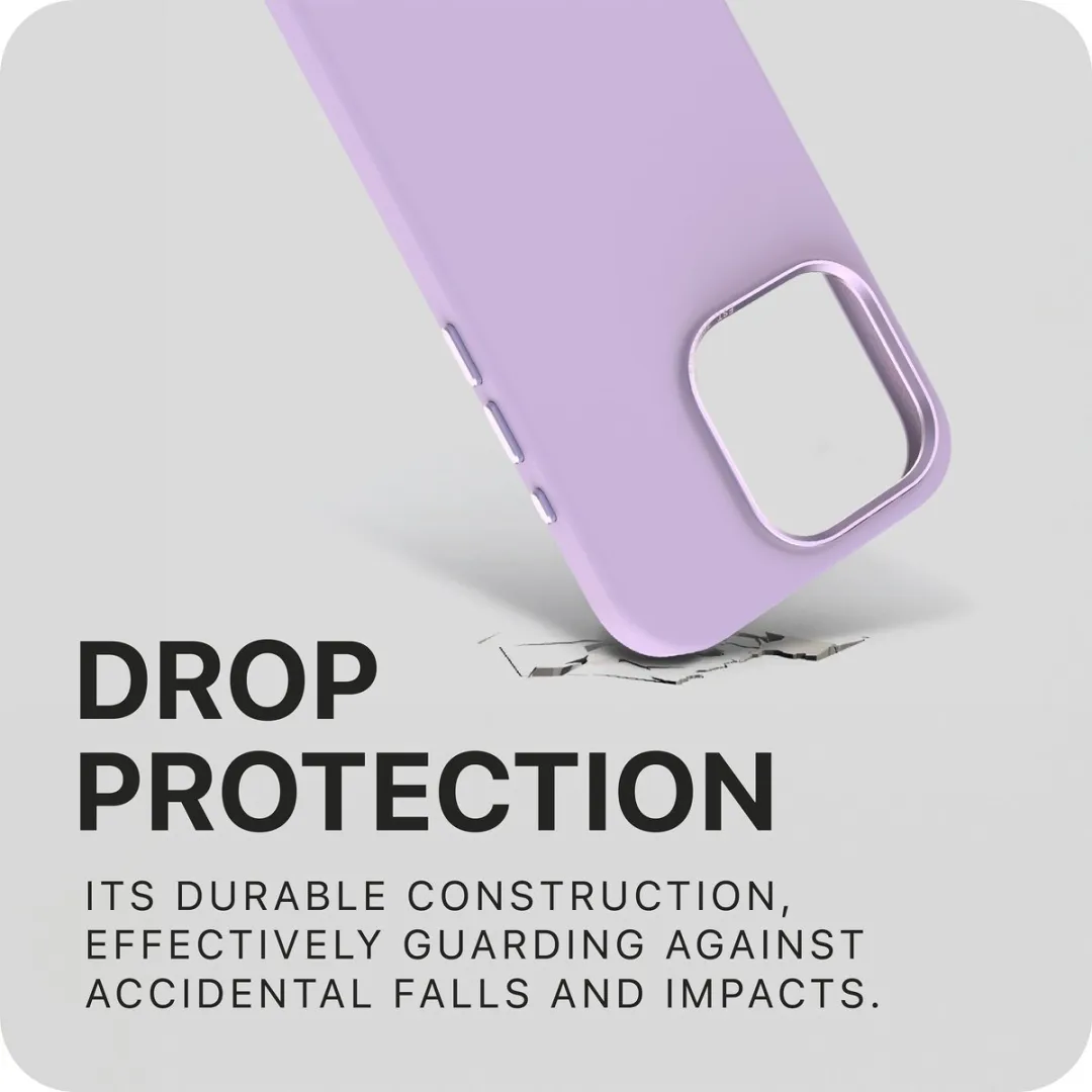Decoded D24IPO15PLBCS9DR Siliconen Hoesje iPhone 15 Plus - Paars