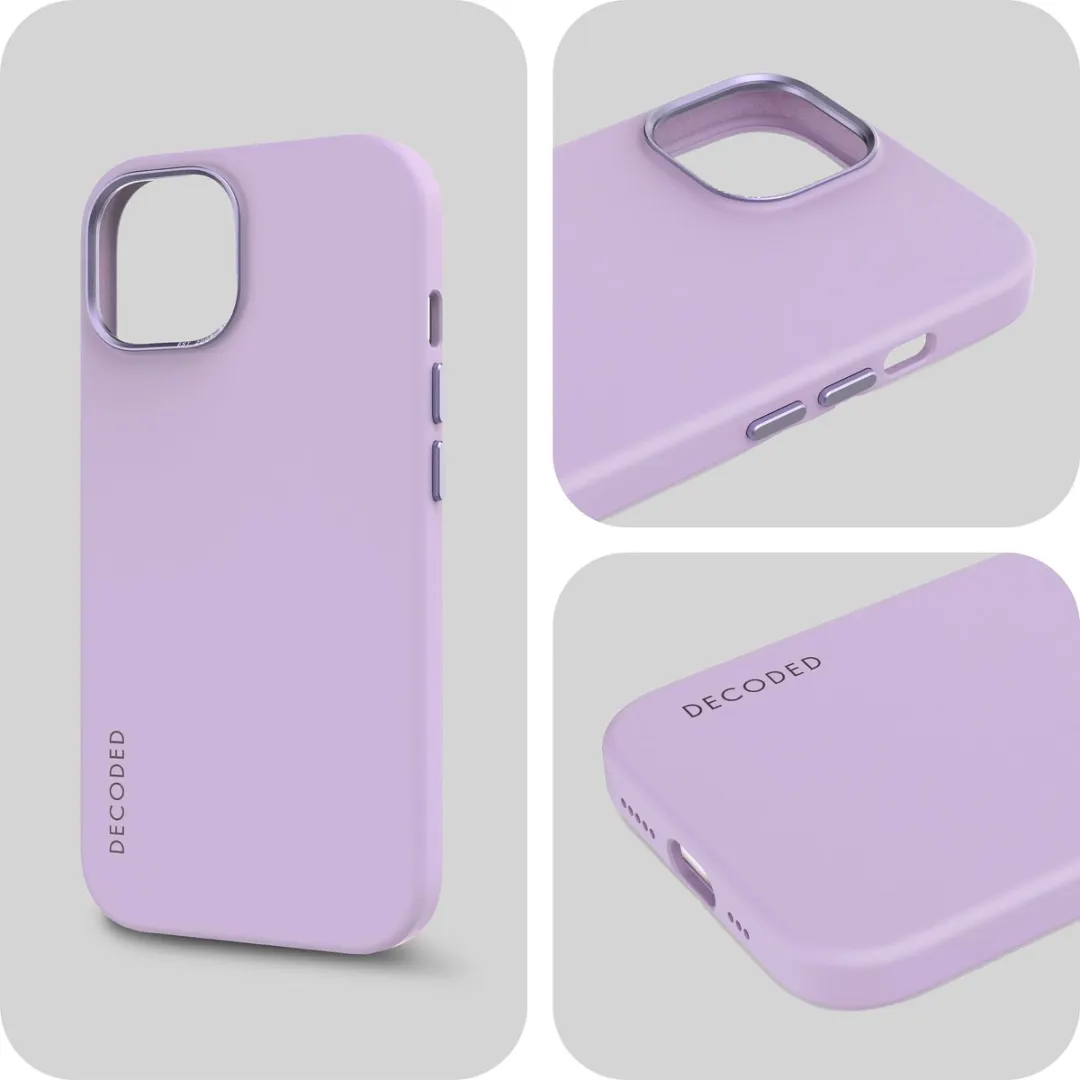 Decoded D24IPO15PLBCS9DR Siliconen Hoesje iPhone 15 Plus - Paars
