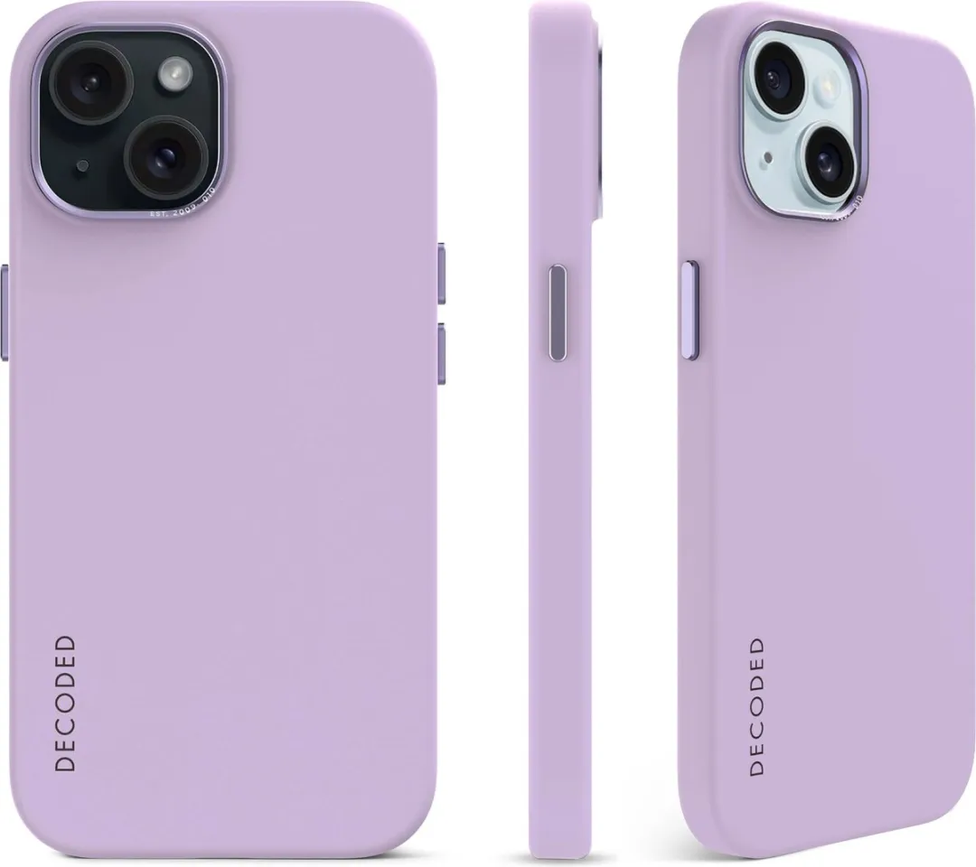 Decoded D24IPO15PLBCS9DR Siliconen Hoesje iPhone 15 Plus - Paars