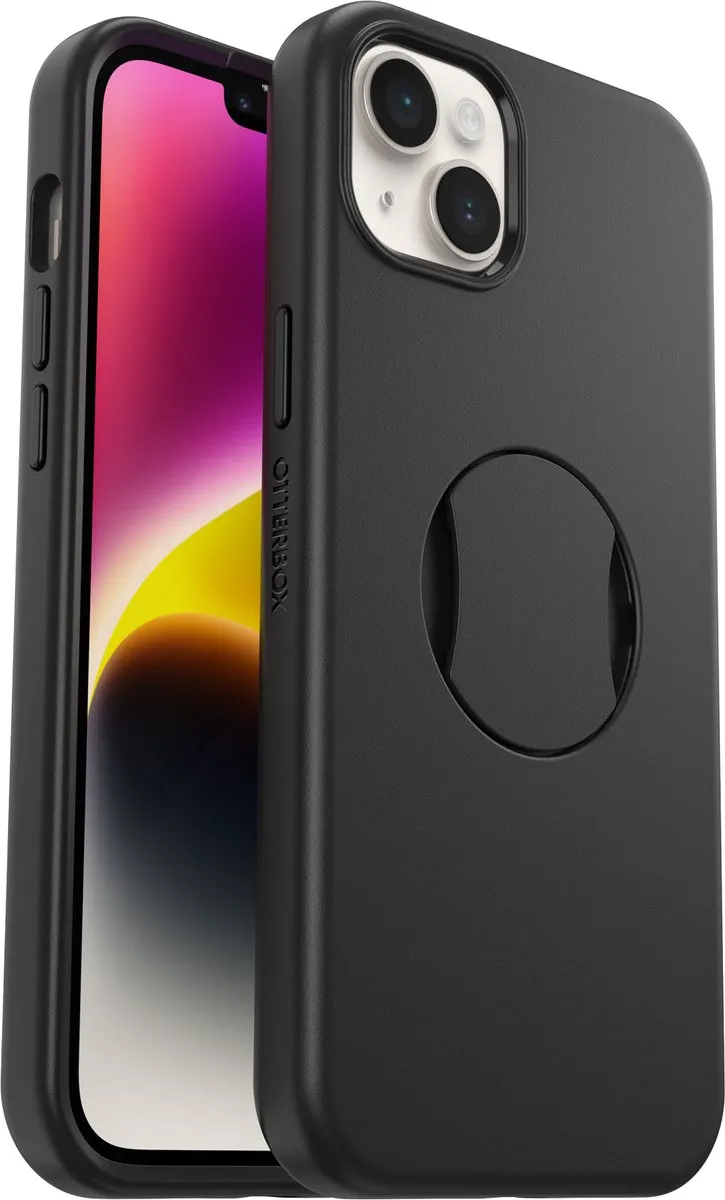OtterBox OtterGrip Symmetry Hoesje 77-89335 - iPhone 14 Plus - Zwart