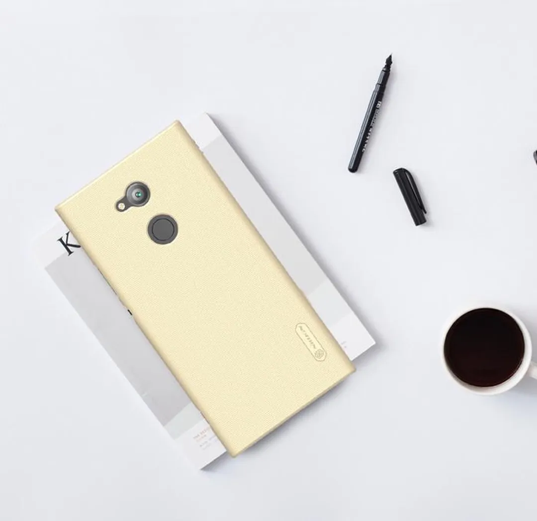 Nillkin Frosted Shield Hoesje Sony Xperia XA2 Ultra - Goud - afbeelding 6 van 6
