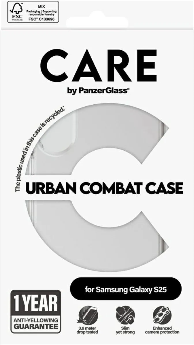 PanzerGlass Case Care Urban Combat - Samsung Galaxy S25 - afbeelding 6 van 6