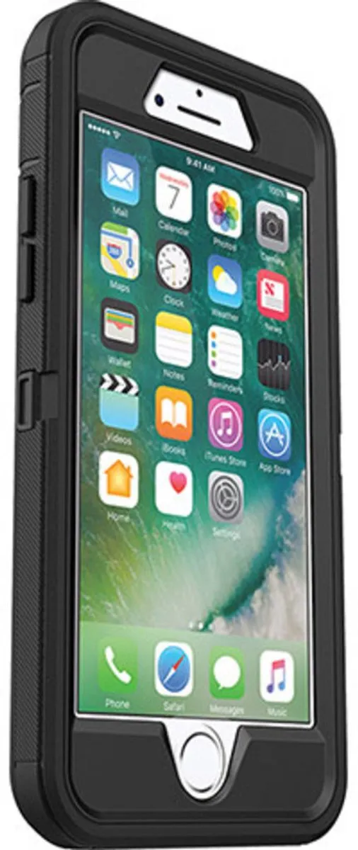 OtterBox Defender Case 660543424949 - iPhone 7/8/SE Zwart - afbeelding 6 van 6