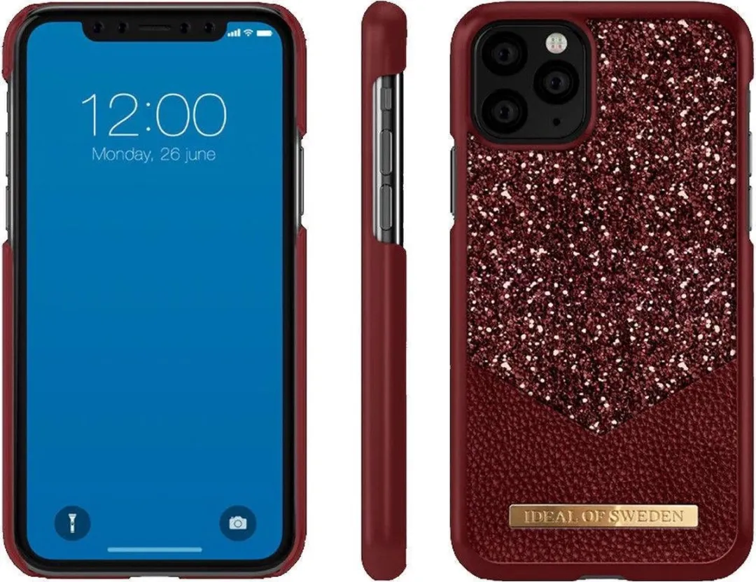 iDeal of Sweden iPhone 11 Pro Hoesje Ruby Glimmer - Rood - afbeelding 6 van 6