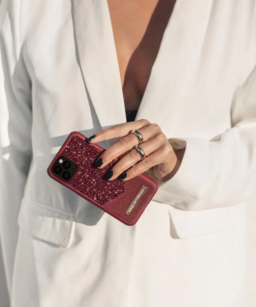 iDeal of Sweden iPhone 11 Pro Hoesje Ruby Glimmer - Rood