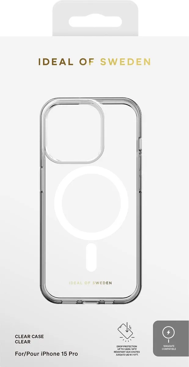 iDeal of Sweden Clear Case iPhone 15 Pro - Transparant - IDCLCMS-I2361P-471