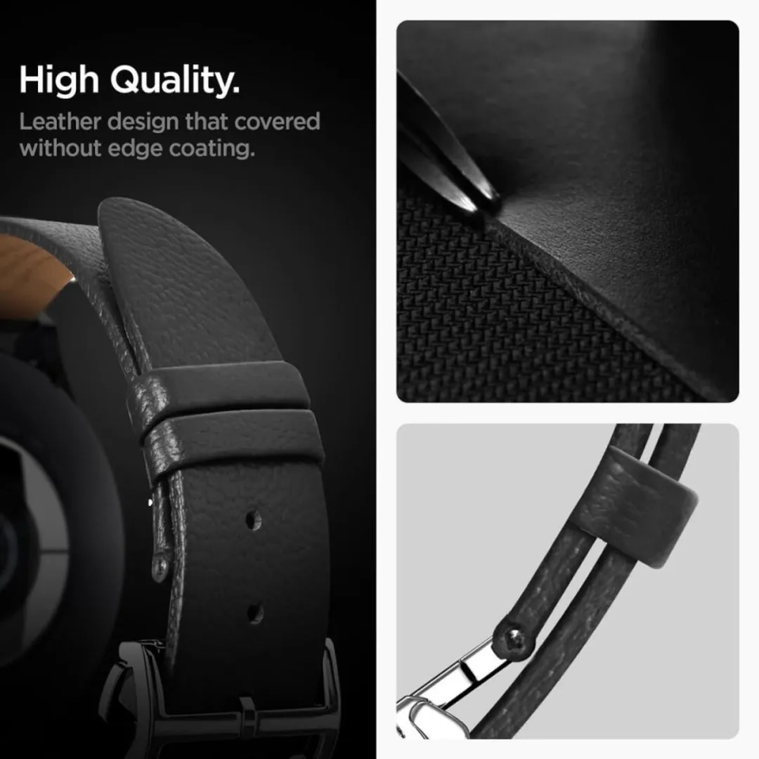 Spigen Enzo Smartwatchband 20mm - Zwart - afbeelding 6 van 6