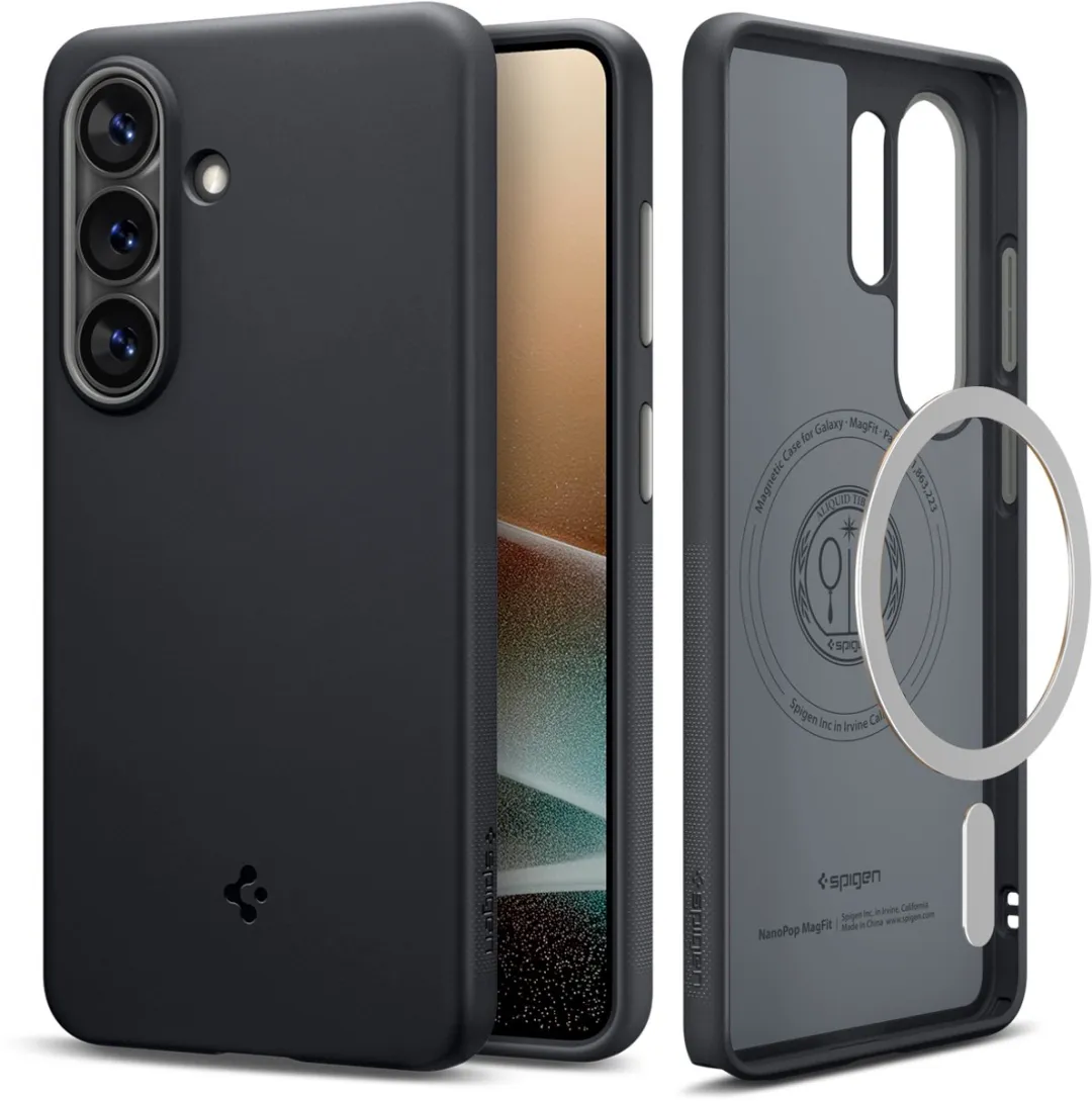 Spigen Nano Pop MagFit Backcover S26 Ultra - Zwart