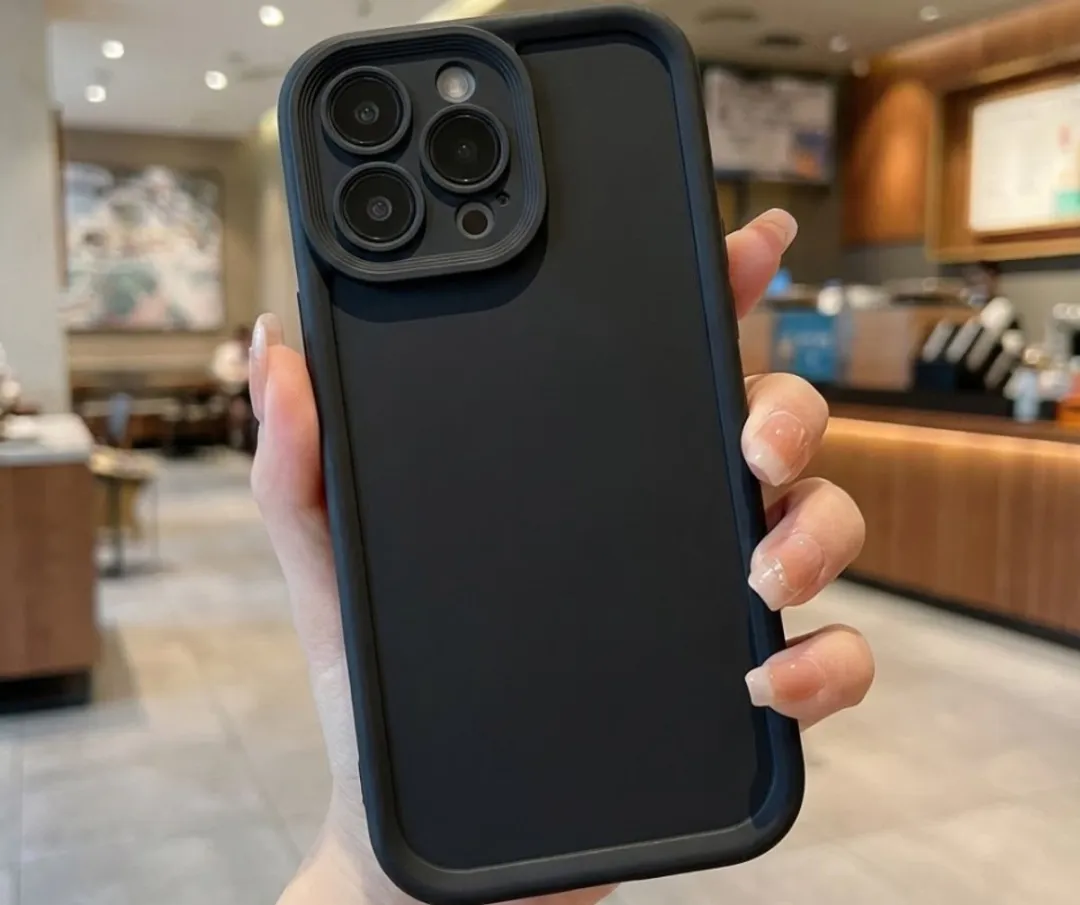 NUVEX iPhone 15 Pro Max Hoesje - 3 Stuks - Zwart/Beige/Bruin - afbeelding 6 van 6