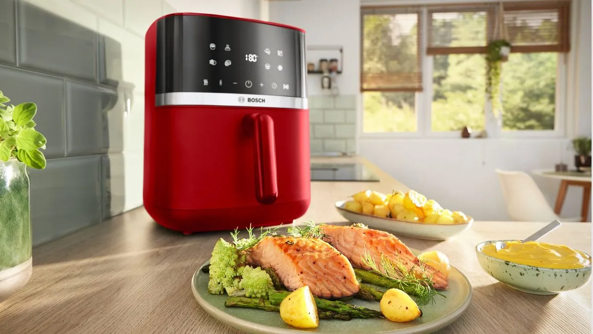 Bosch Serie 4 MAF462R0 Airfryer - Dieprood