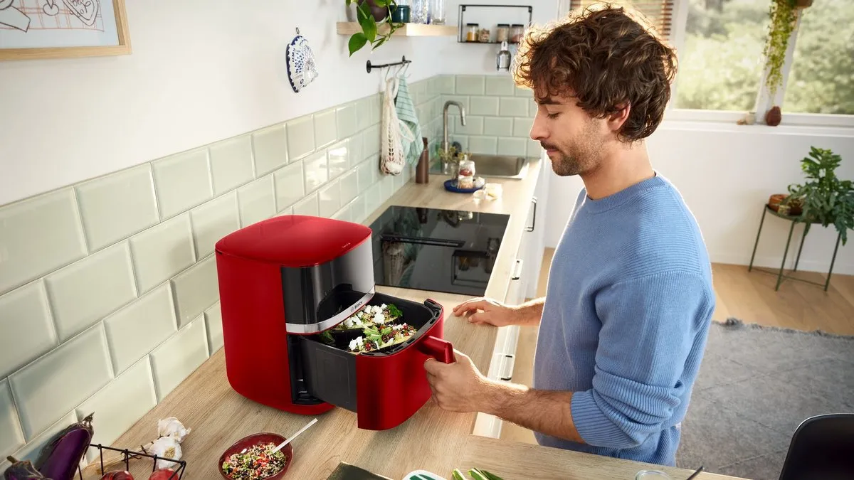 Bosch Serie 4 MAF462R0 Airfryer - Dieprood