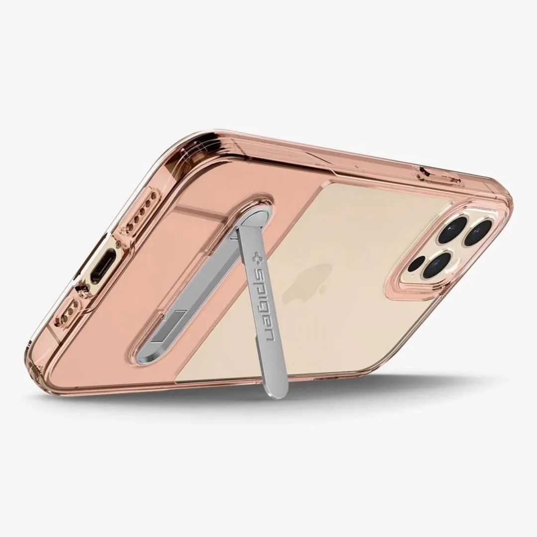 Spigen Slim Armor Hoesje ACS01488 - iPhone 12 Pro Max - Roze Transparant - afbeelding 6 van 6