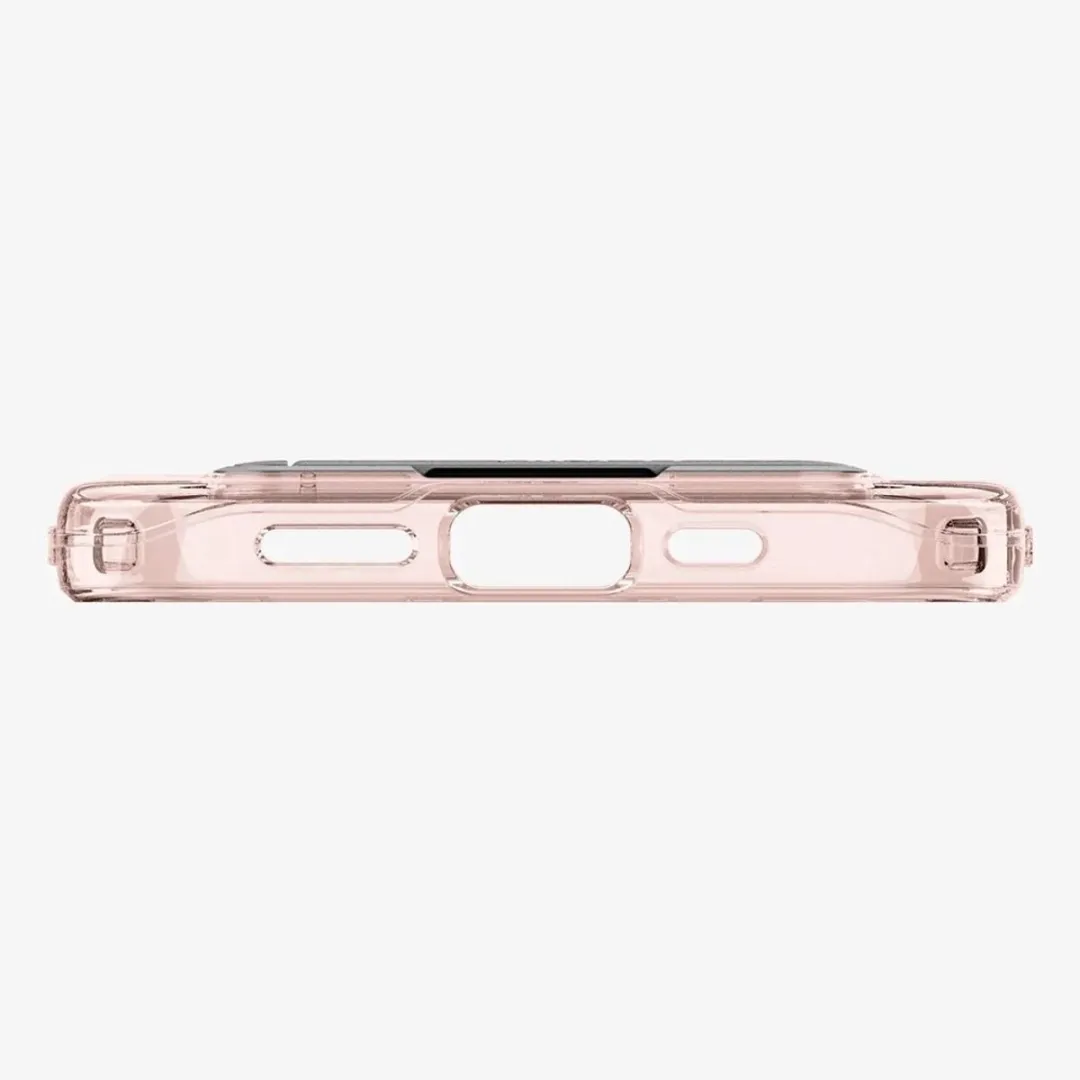 Spigen Slim Armor Hoesje ACS01488 - iPhone 12 Pro Max - Roze Transparant