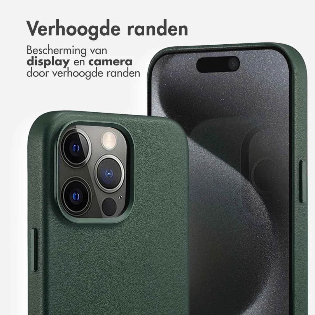 Accezz Hoesje iPhone 15 Pro Max - Cedar Green - MagSafe