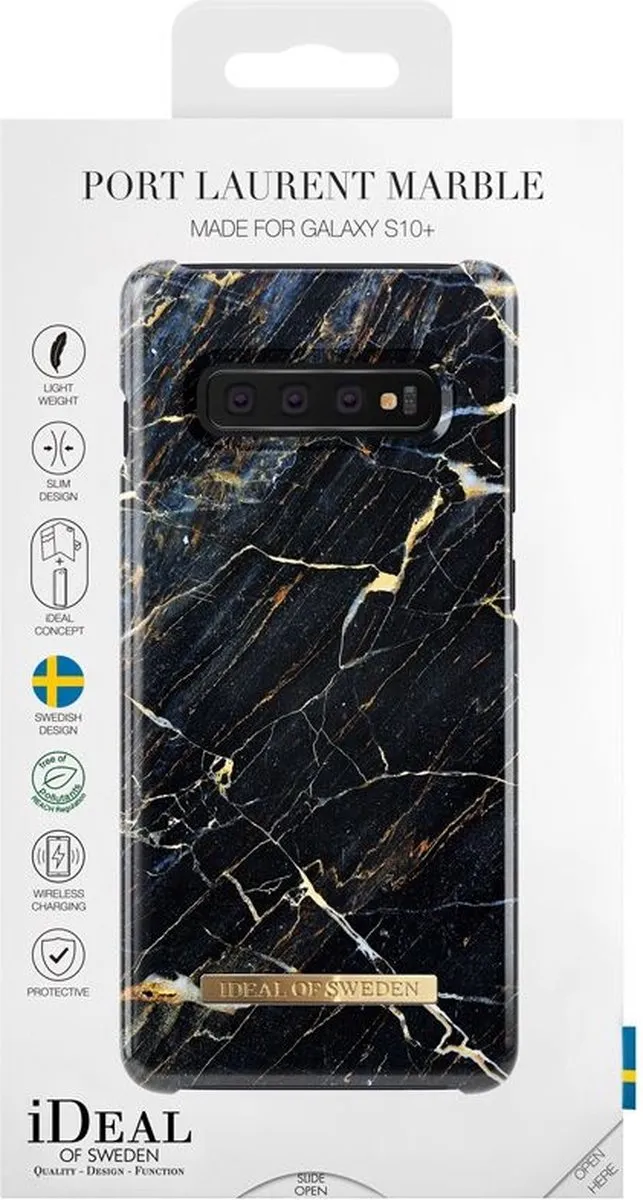 iDeal of Sweden Samsung Galaxy S10+ Port Laurent Marble Hoesje - IDFCA16-S10P-49