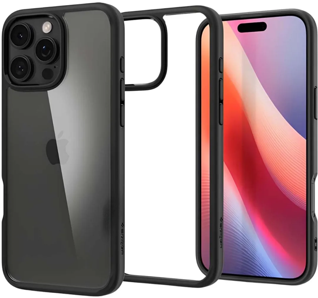 Spigen Ultra Hybrid Hoesje ACS07996 - iPhone 16 Pro Max - Zwart