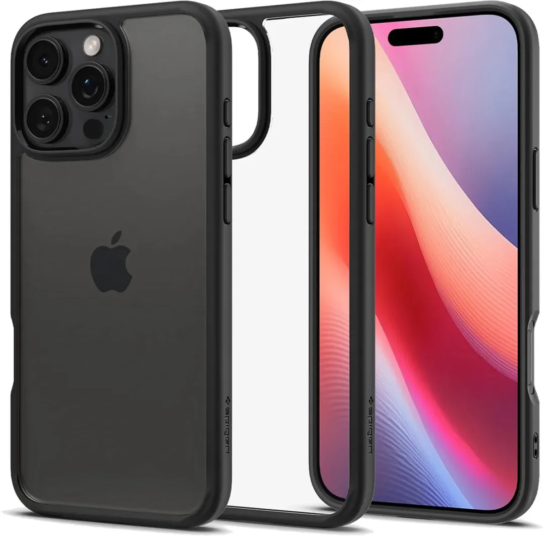 Spigen Ultra Hybrid Hoesje ACS07996 - iPhone 16 Pro Max - Zwart