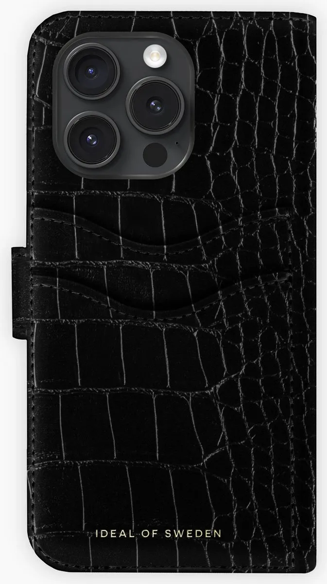 iDeal of Sweden Magnet Wallet+ iPhone 16 Pro - 12 Pasjes - Zwart