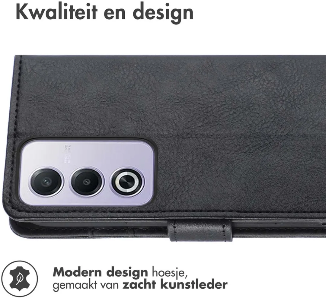 Imoshion Hoesje Oppo A80 5G - 3 Pasjes - Zwart