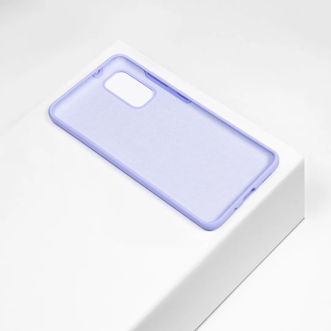BMAX Siliconen Hoesje Samsung Galaxy S20 - Lichtpaars