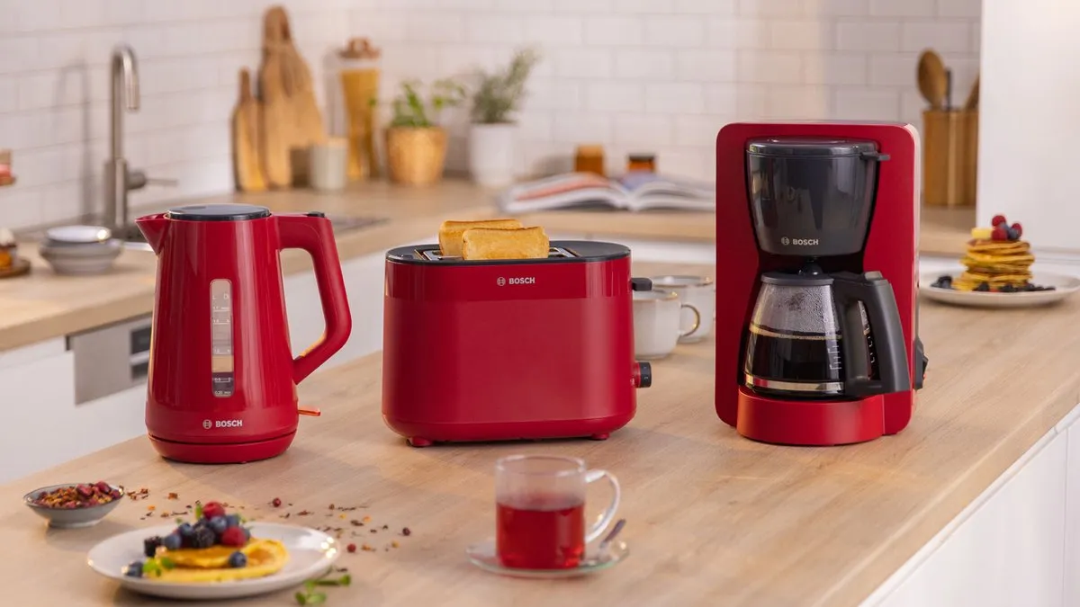 Bosch TWK1M124 MyMoment Waterkoker - 2400W - 1.7L - Rood