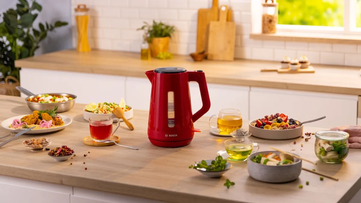 Bosch TWK1M124 MyMoment Waterkoker - 2400W - 1.7L - Rood