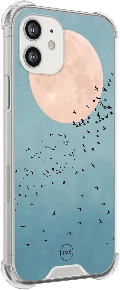 Casevibes iPhone 12 Mini Shockproof Hoesje - Blauw - A/i12m/S/014