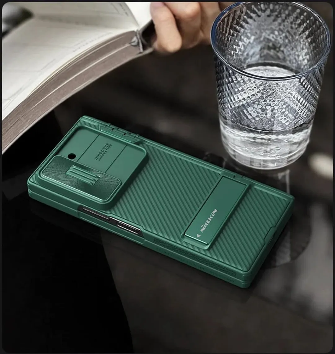 Nillkin CamShield Hoesje Samsung Galaxy Z Fold6 - Groen