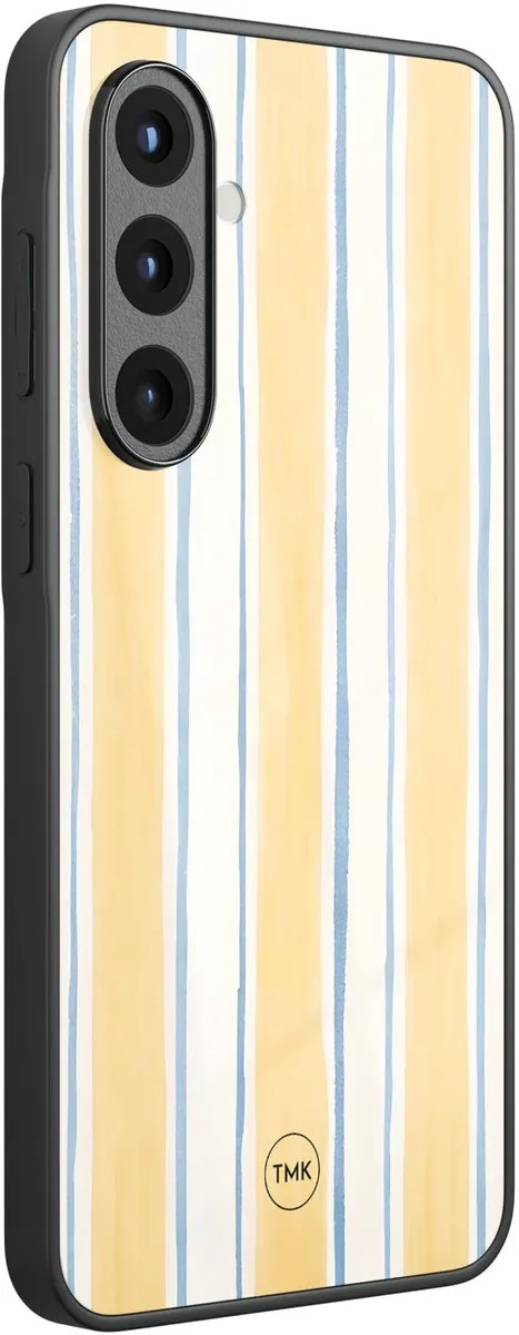 Casevibes Hoesje Samsung Galaxy A56 - Geel Gestreept
