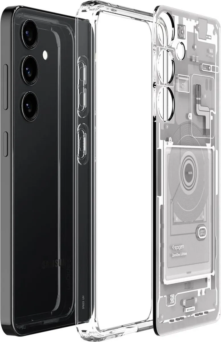 Spigen Ultra Hybrid Galaxy S24 Hoesje - Transparant