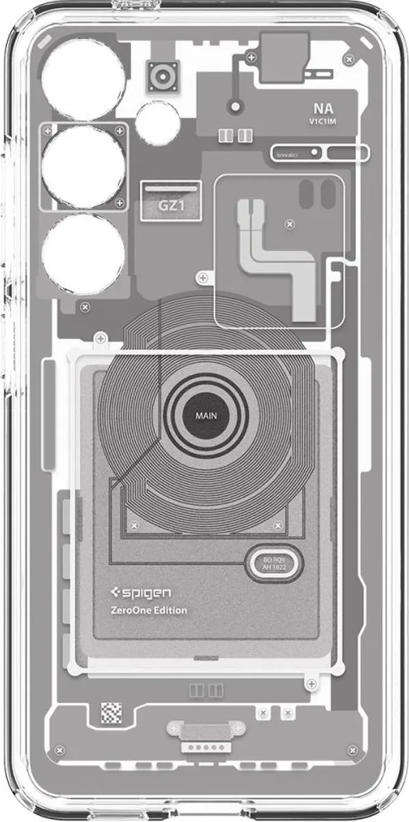 Spigen Ultra Hybrid Galaxy S24 Hoesje - Transparant