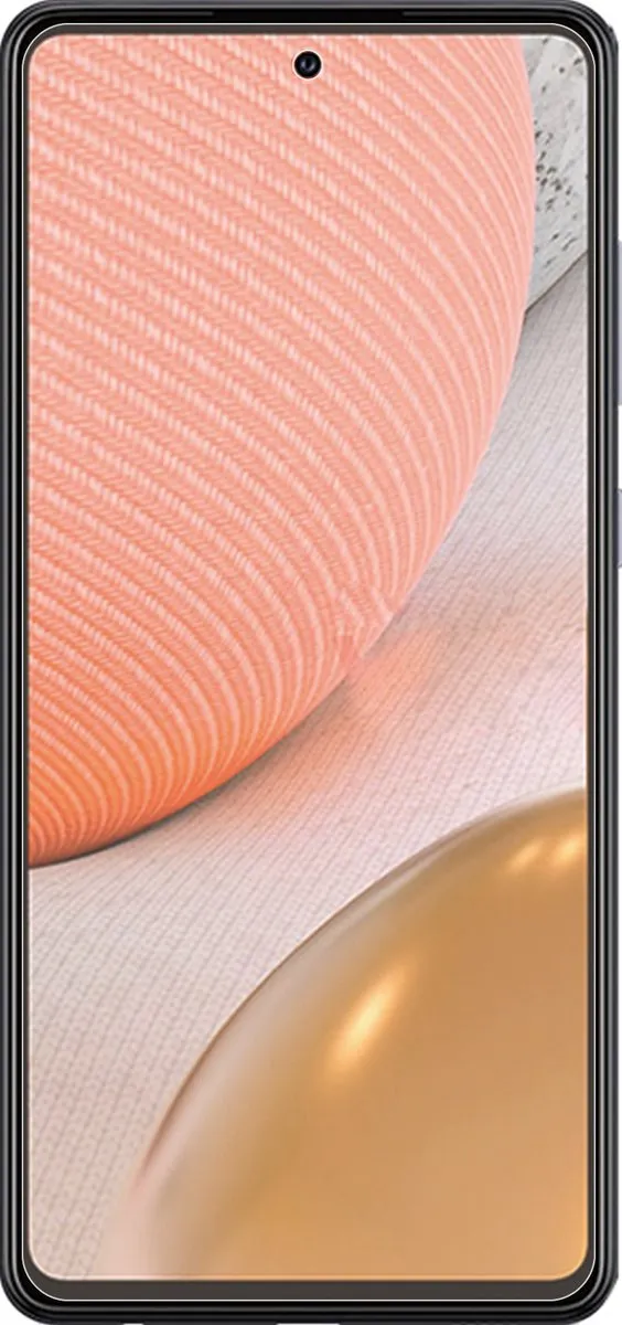 Azuri Tempered Glass Screenprotector Samsung Galaxy A72 - Transparant