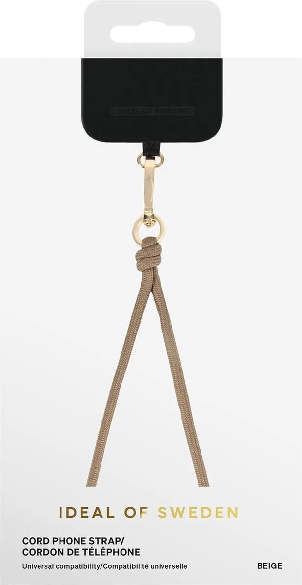 iDeal of Sweden Cord Phone Strap IDCDSSI23-128 - Beige - afbeelding 6 van 6