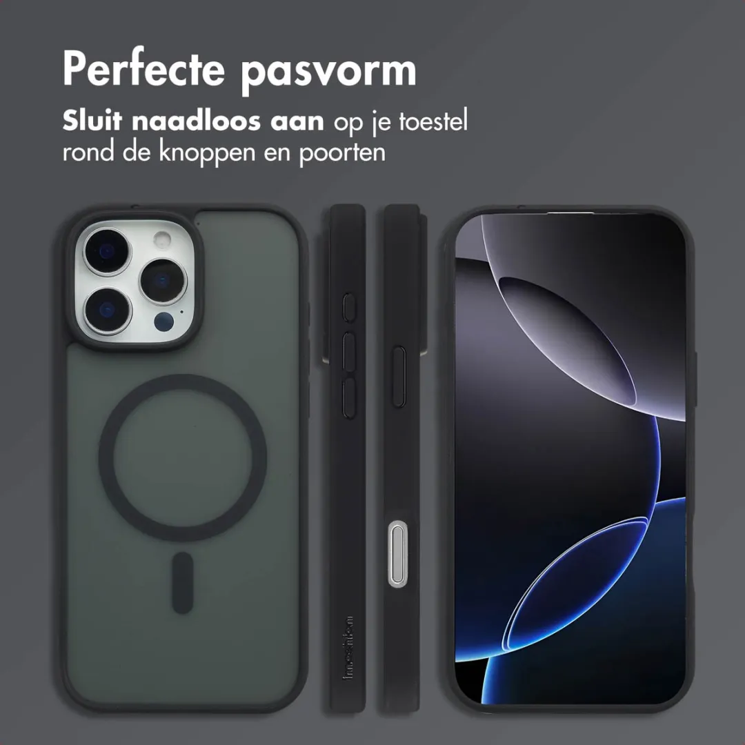Imoshion iPhone 16 Pro Max MagSafe Hoesje - Zwart - afbeelding 6 van 6