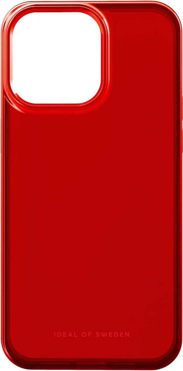 iDeal of Sweden Clear Case Mid iPhone 15 Pro Max - Radiant Red