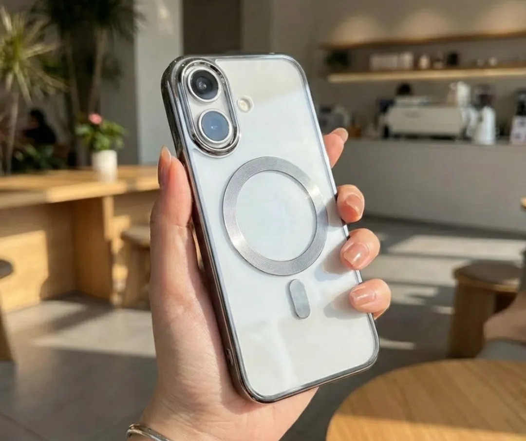 NUVEX iPhone 17 Hoesje - Transparant Zwart - MagSafe