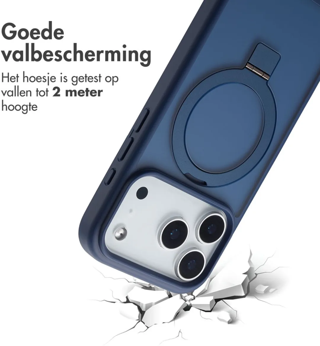 Accezz iPhone 17 Pro MagSafe Hoesje - Blauw