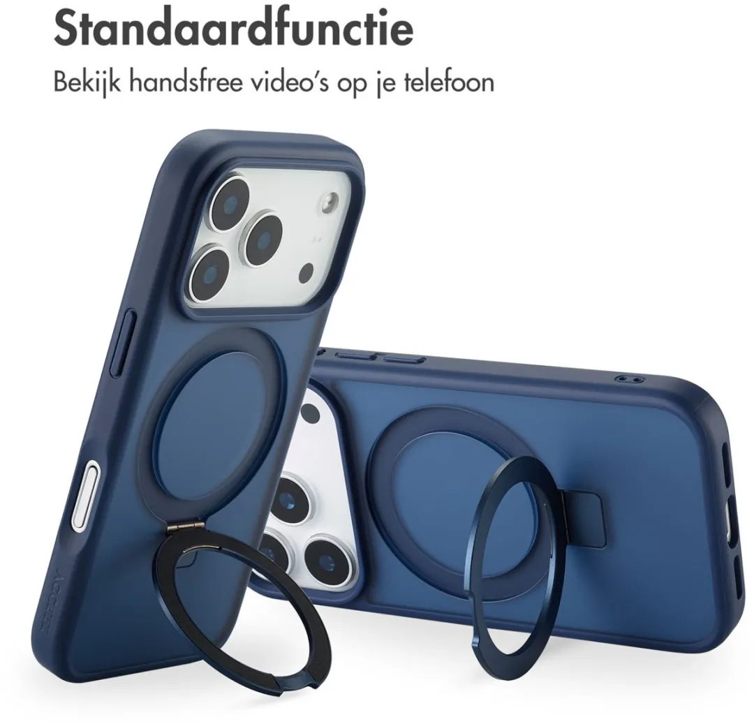 Accezz iPhone 17 Pro MagSafe Hoesje - Blauw
