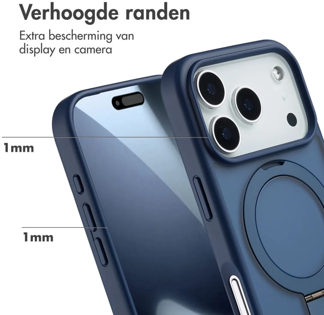 Accezz iPhone 17 Pro MagSafe Hoesje - Blauw