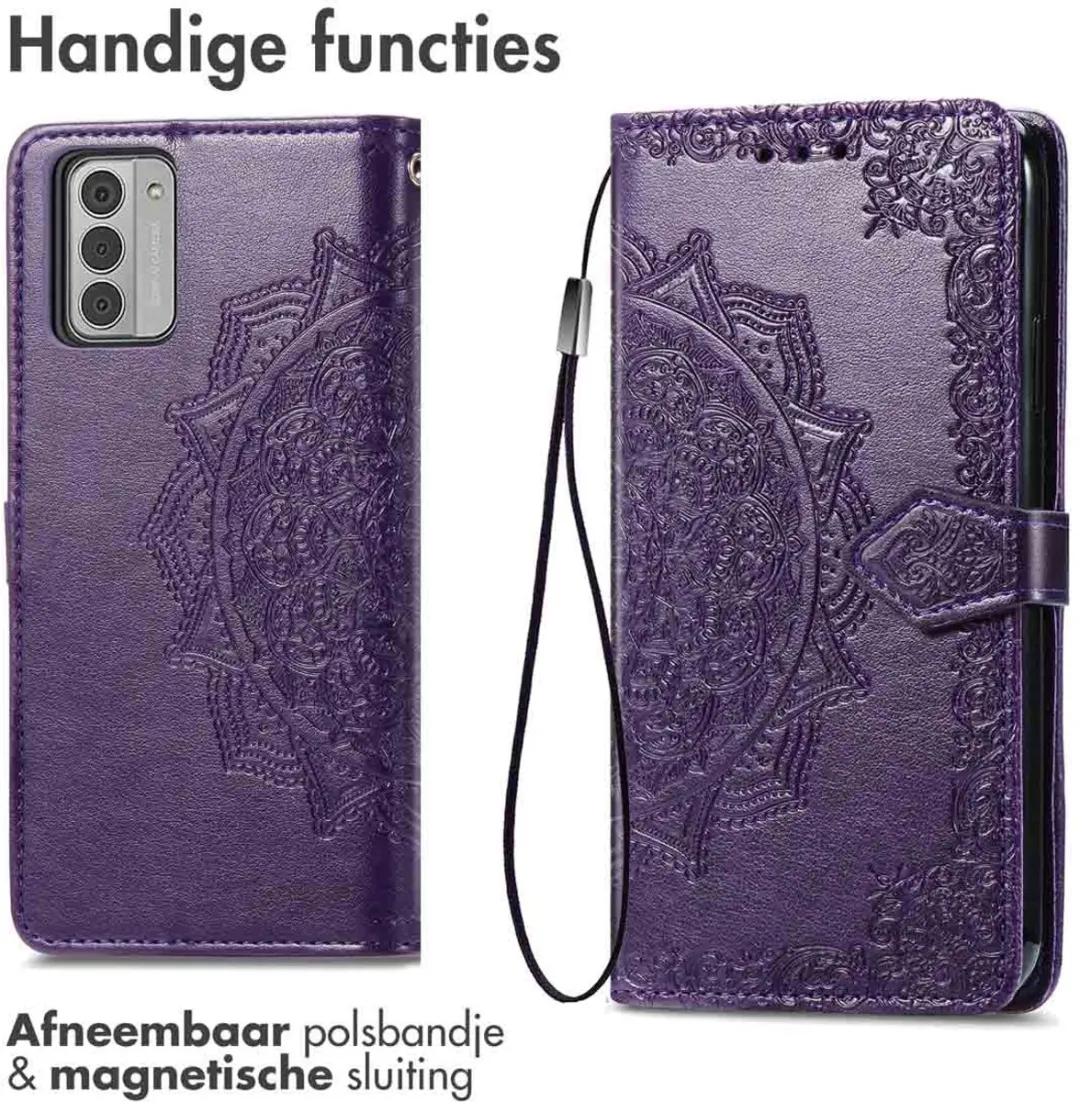 imoshion Hoesje Nokia G42 - Mandala Bookcase - Paars