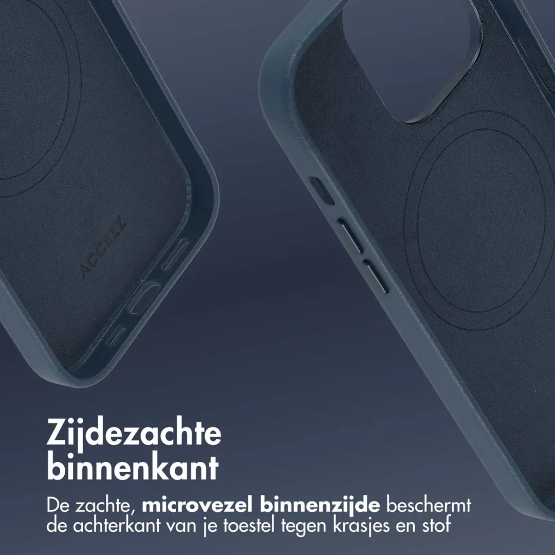 Accezz Hoesje iPhone 14 Pro Nightfall Blue - 2 Pasjes - MagSafe