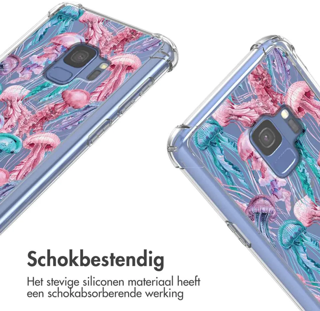 Imoshion Galaxy S9 Design Hoesje - Jellyfish Watercolor