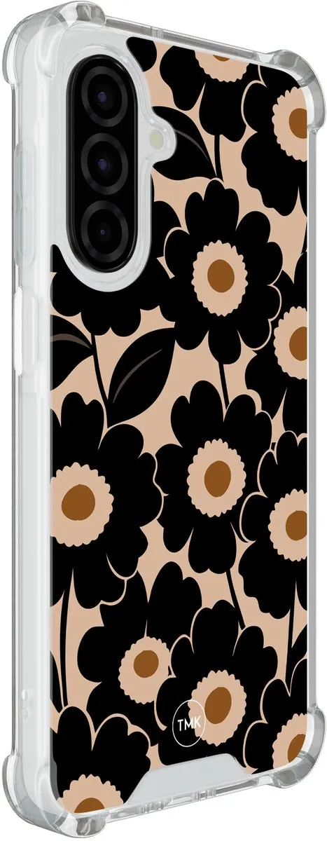 Casevibes Shockproof Hoesje Samsung Galaxy A26 S/A26/S/008 - Zwart Bloom Luxe
