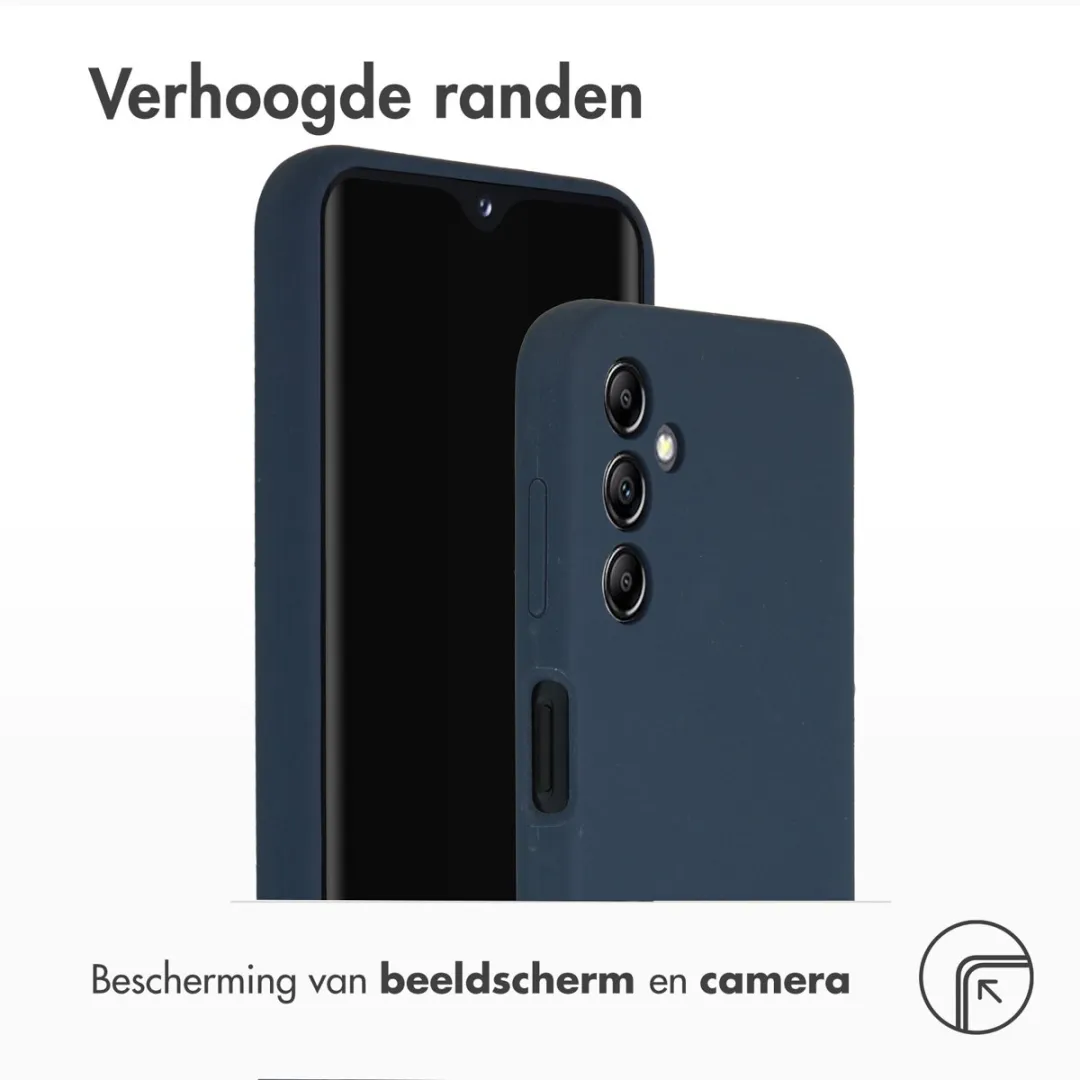 Accezz Hoesje Samsung Galaxy A14 5G - Donkerblauw