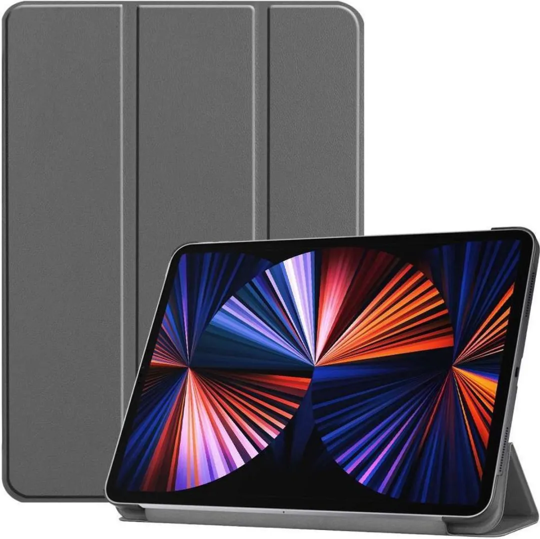 Just in Case Smart Tri-Fold Hoes iPad Pro 12.9 2021/2022 - Grijs