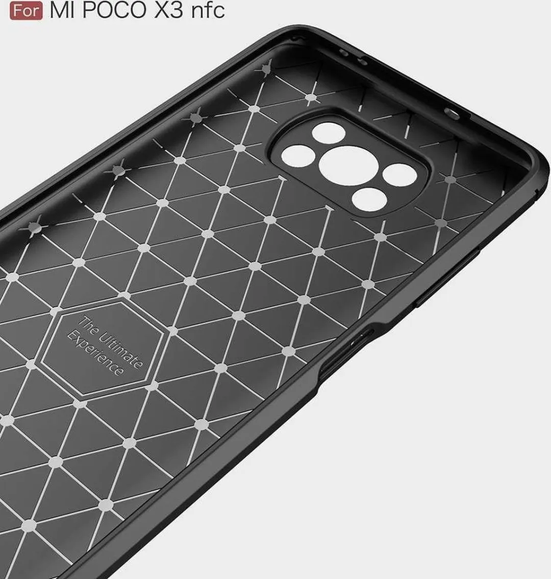 Just in Case Rugged TPU Xiaomi Poco X3/X3 Pro Hoesje - Zwart